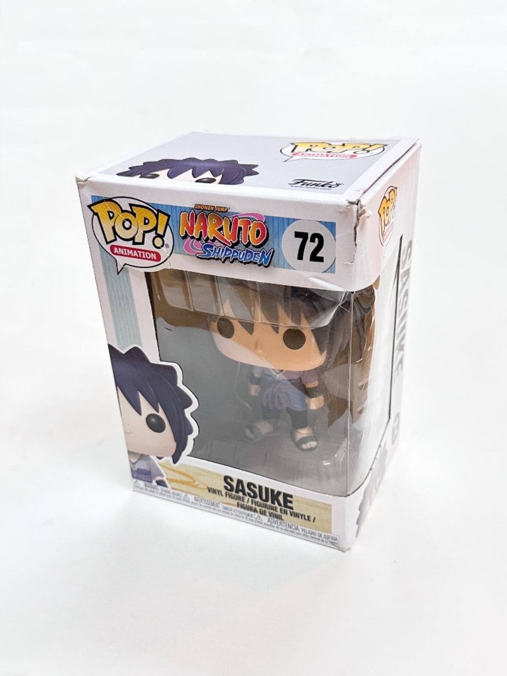 Funko Pop! Animation Naruto Shippuden - Sasuke Uchiha #72 Damaged Box